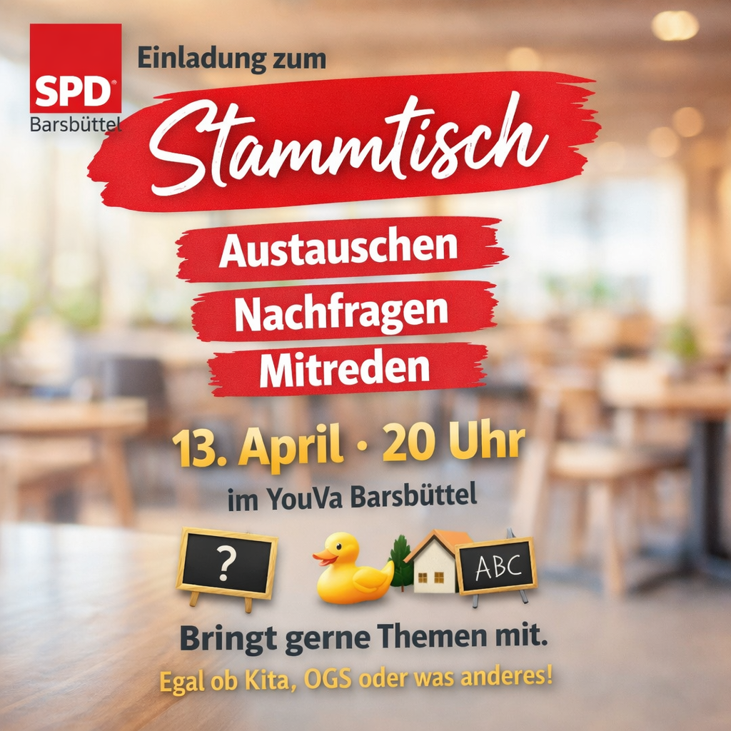 Stammtisch-April Beate Maak und Matthias Berneburg